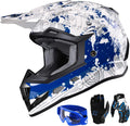 GX623 Youth ATV & Dirt Bike Helmet Combo, DOT