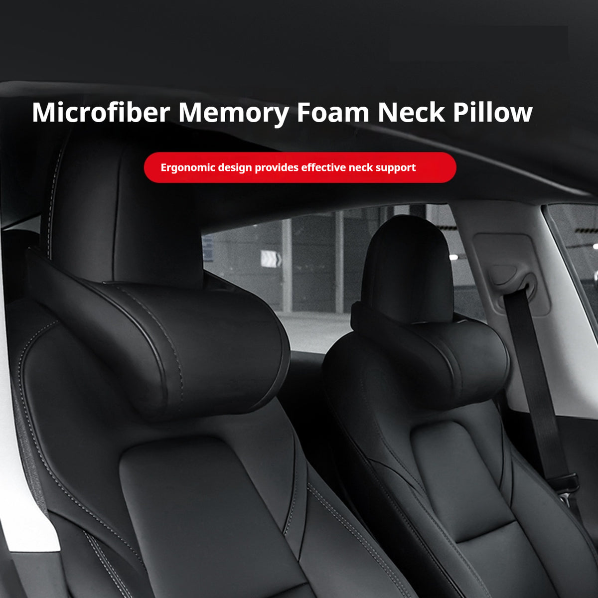 Car Neck Pillow and Lumbar Support Cushion Accessories